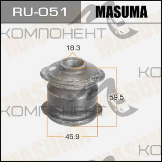 Сайлентблок переднего рычага задний (MASUMA) COROLLA LVN/CRE/TRN/MRN SPRINTER