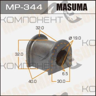 Втулка стабилизатора d 19 (MASUMA)/front/ Corona, Carina #t19#, Caldina CT190