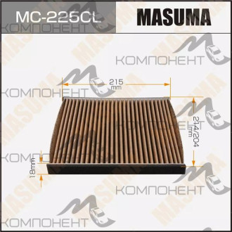 Фильтр салона AC-102 MASUMA уголь Alphard, Vista, Celica, Ipsum