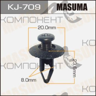 Покер пластмассовый крепежный (MASUMA) KJ-709
