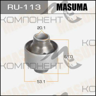 Сайлентблок переднего нижнего рычага задний (MASUMA) COROLLA, SPRINTER #E1##