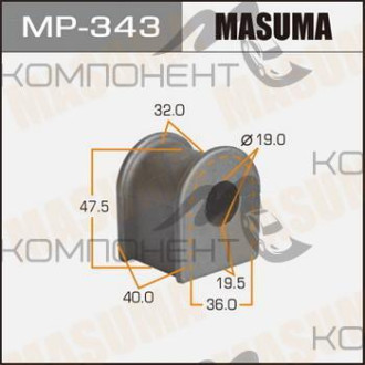 Втулка стабилизатора d 19 (MASUMA) /rear/ Mark II JZX100