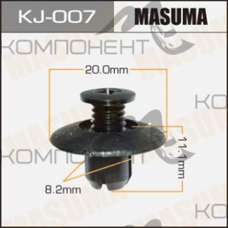 Покер пластмассовый крепежный (MASUMA) KJ-007