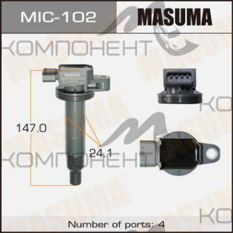 Катушка зажигания MASUMA 1NZFE, NZE12#