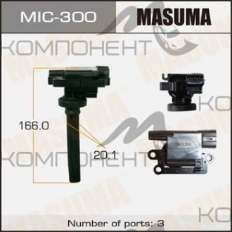 Катушка зажигания MASUMA MMC 4G92/ 4G93/ 4G13/ 4G18/ 4G63/ G63B/ Chery