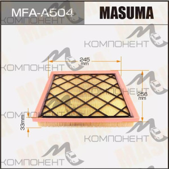 Фильтр воздушный MFA-A504 MASUMA CHEVROLET/ CRUZE/ V1600, V1800 09-