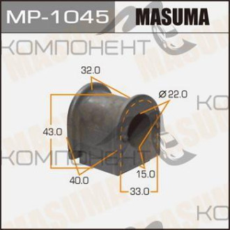 Втулка стабилизатора (MASUMA) /front/ Caldina ST210