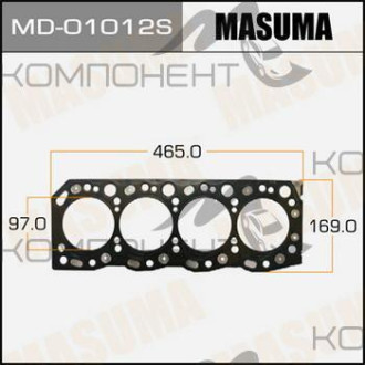 Прокладка ГБЦ 3L.5L  (MASUMA)