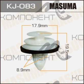 Покер крепления заднего бампера (MASUMA) KJ-083