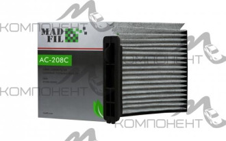 Фильтр салона AC-208E  MADFIL угольный (AC-208C)