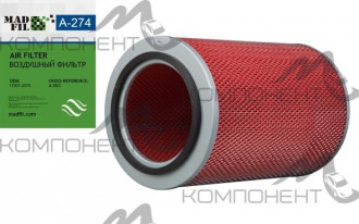 Фильтр воздушный A-563   MADFIL (A-274)