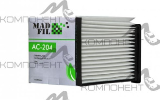 Фильтр салона AC-204E  MADFIL (AC-204)