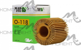 Фильтр масляный O-118 MADFIL