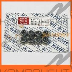 Колпачок маслосъемный (MUSASHI) впуск ZZ/MZ/GR/AZ/ZR/TR серия Toyota (8 штук)