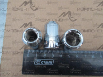 Гайка колеса М12*1,25 L-34 мм хром 6-гр 206344 NISSAN (1606с)