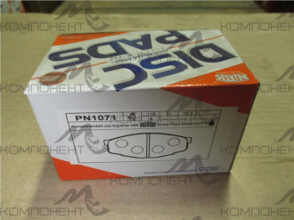 Колодки передние дисковые 1071(PN) (NiBK) Carina FF/Chaser/Corona/Cressida/Cresta/Mark 2