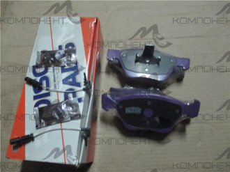 Колодки передние дисковые 0166 (PN)(Nibk) MB CLK/E-Class 95~03/ S/SL-Class 03~06/SLK 99~04под датчик