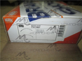 Колодки задние барабанные 11821 (FN) (Nibk) Daewoo Matiz 98~