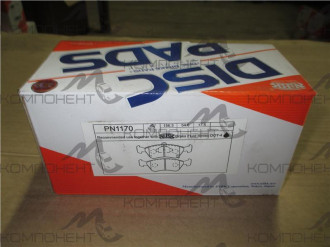 Колодки передние дисковые 1170 (PN) (NiBK) TY Avensis 97~03