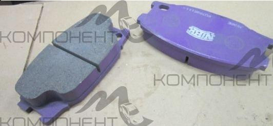 Колодки перед/зад. дисковые 3407(PN) (NiBK) Fuso/Canter FE566/ FE567/ FE668/ BE644, BE654