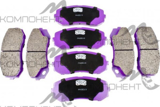 Колодки перед/зад. 3513(PN) (NiBK) (8 шт.) Fuso/Canter FE73C/ FG70E/ FE73D