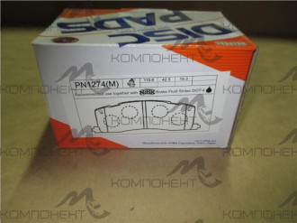 Колодки задние дисковые 1274 (PN) (NiBK) Estima/Emina/Lusida (CXR1#,2#,TCR1#,2#)