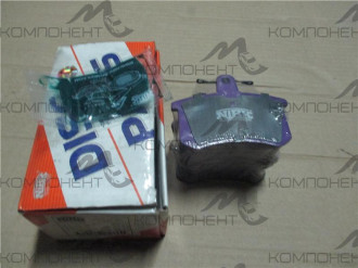 Колодки задние дисковые 0017 (PN) (Nibk) Audi A4 / A6 / A8 94~99