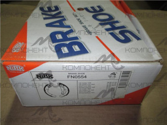 Колодки задние барабанные 0554 (FN) (Nibk) SKODA Octavia 96~04 /
