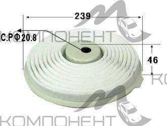 Фильтр воздушный A-946 SAKURA