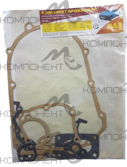 Прокладки двигателя 1111 (большой) ремкомплект "ПАК" Рязань
