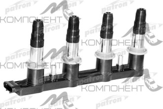 Катушка зажигания Patron Chevrolet: Cruze 1.8 09-, AVEO 1.4 06-07, Kalos