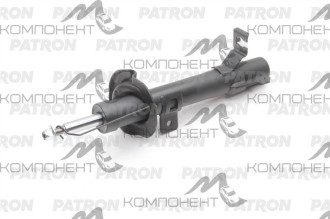 Стойка передняя (PATRON) FORD Fiesta V 04-08, MAZDA 2 04-07 под ОВАЛЬНУЮ пружину левая