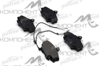 Колодки передние дисковые 0284W (PN) (Patron) LADA LARGUS 1.6 с ABS, RENAULT: LOGAN/SANDERO 06->, CL