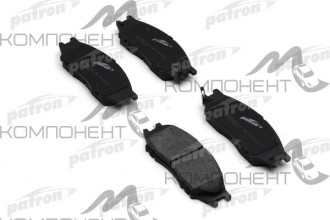 Колодки передние дисковые 2435 (PN) (Patron) NISSAN: ALMERA 1.5I-2.2D 00> /MICRA 1.5D 98