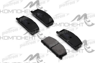 Колодки передние дисковые 1077 (PN) (PATRON) TOYOTA: CAMRY 86-91, CAMRY Liftback 83-88