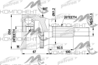 ШРУС 26*56*24 (Patron)