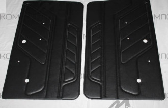 Обшивка двери 2121-21213 (2 шт) кожзам завод