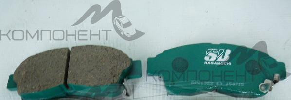 Колодки передние дисковые 1322 (PN) BP21322 (NAGAMOCHI) Caldina / Camry / Vista / Carina FF / Corona