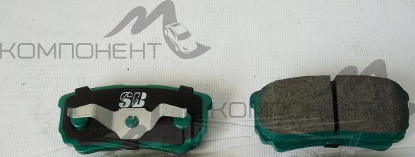 Колодки задние дисковые 3502 (PN) BP23502 (NAGAMOCHI) MMC Lancer 06~/ Outlander 06~