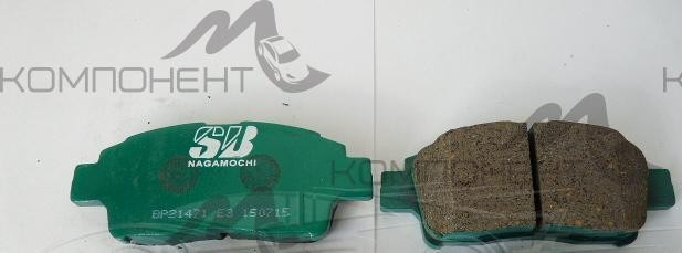Колодки передние дисковые 1471 (PN) BP21471 (NAGAMOCHI) Vitz/ Platz/ Probox/ Succeed/ Yaris