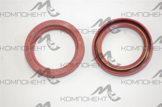 Сальник КПП хвостовика ГАЗ-2410 Волга (38*56*10) красный (БалРТИ)