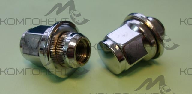 Гайка колеса М12*1,5 h37.5 d 18.5 плоск S21 Toyota