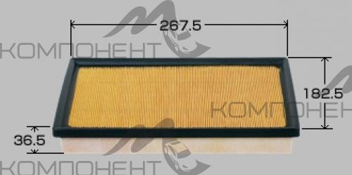 Фильтр воздушный A-1029   VIC  LEXUS GS 09~