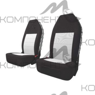 Авточехлы ткань  2пр. CARFORT SuperShell для передних  кресел водоотталкивающая ткань черный