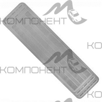 Коврик салона 1пр. CARFORT "Rovers 10" термопласт задн. серый 37,5*145см