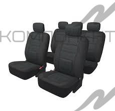 Авточехлы ткань 13пр. CARFORT Modern с поясничной подушкой черный
