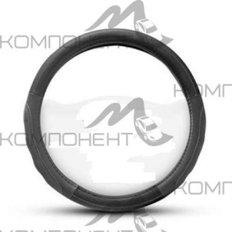 Оплетка руля M кожа CARFORT Skin черно-серая