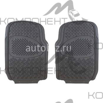 Коврик салона 2пр. CARFORT "Rovers 4" термопласт передн. черный 51*77