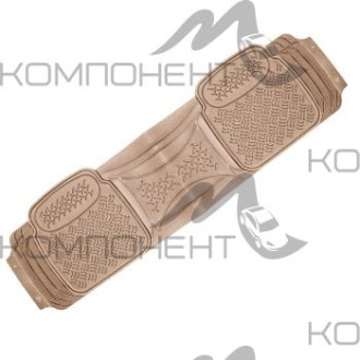 Коврик салона 1пр. CARFORT "Rovers 4" термопласт задн. бежевый 43,5*158