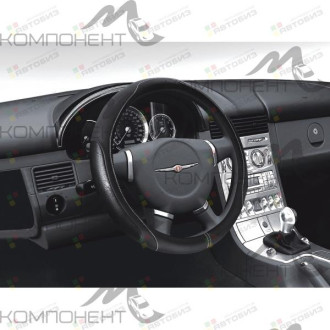 Оплетка руля M кожа CARFORT Skin черная